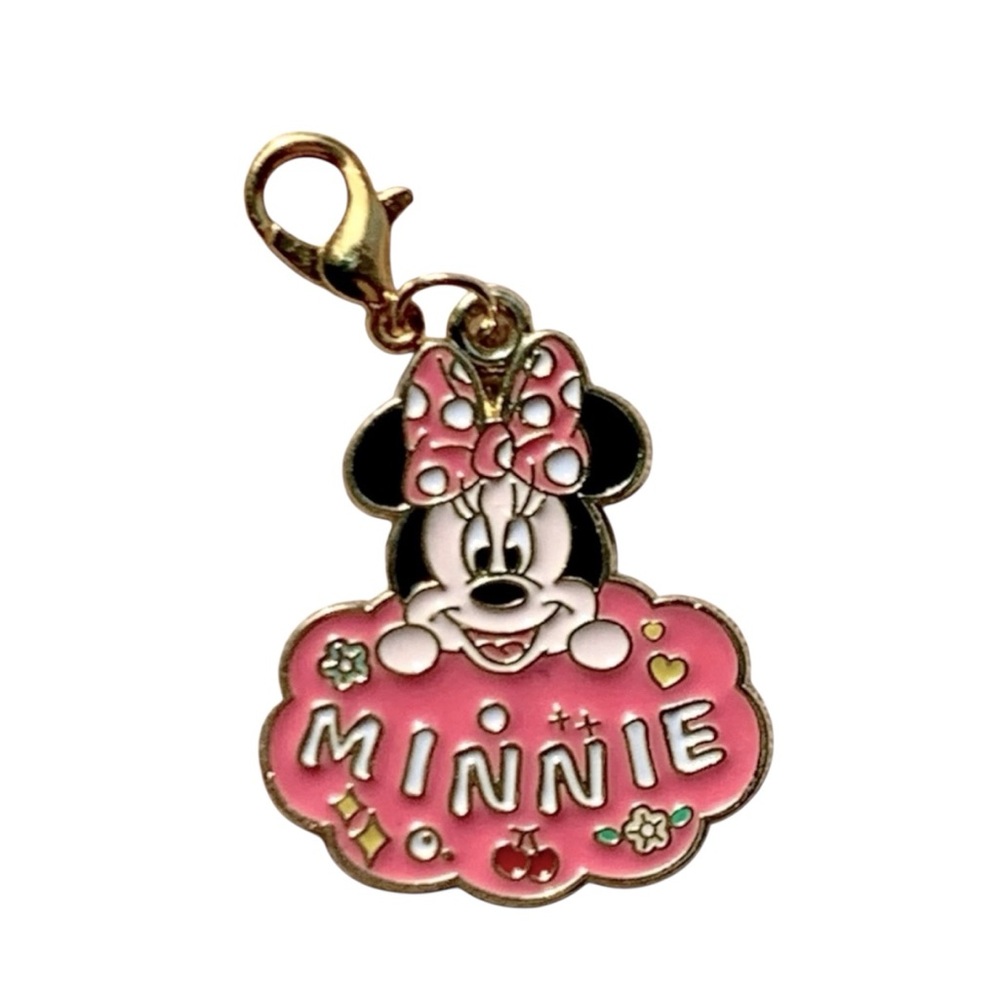 Minnie Mouse Enamel Disney, Keychain, Diaper Bag, & Zipper pull